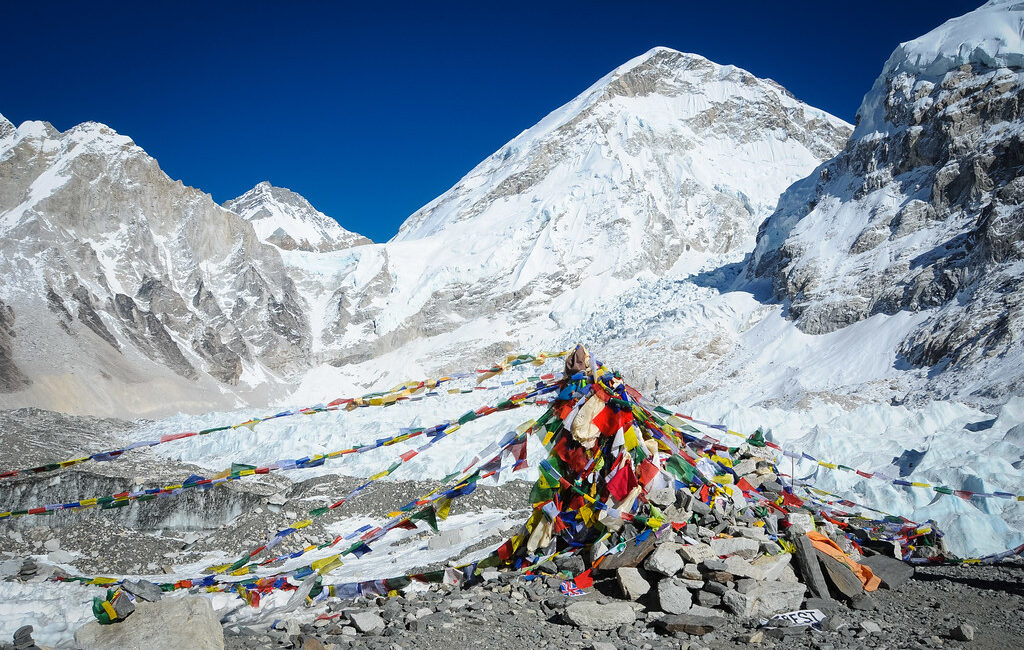 View of Mt. Everest from Base Camp